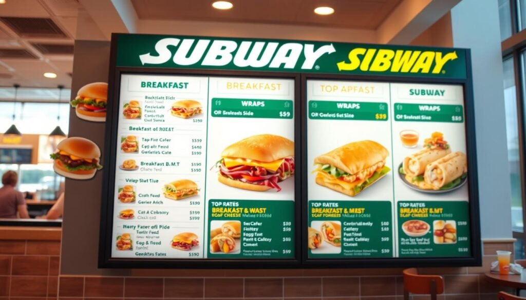 subway breakfast menu with prices subway breakfast menu with prices